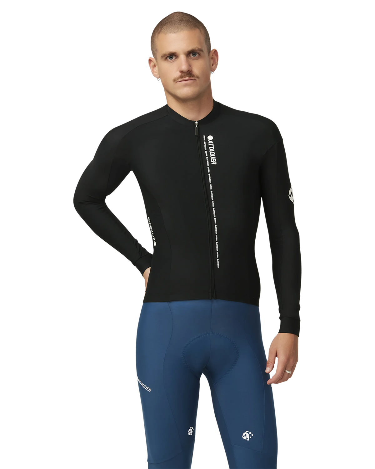 Intra Winter Long Sleeve Jersey Black | Attaquer Intra Winter Long Sleeve Jersey Black | Attaquer