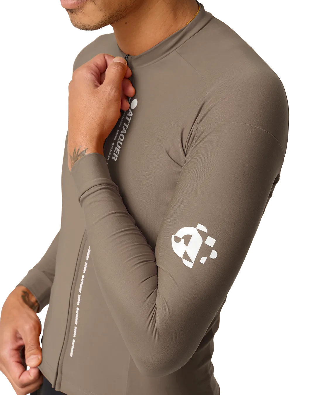 Intra Winter Long Sleeve Jersey Taupe-Attaquer-Attaquer