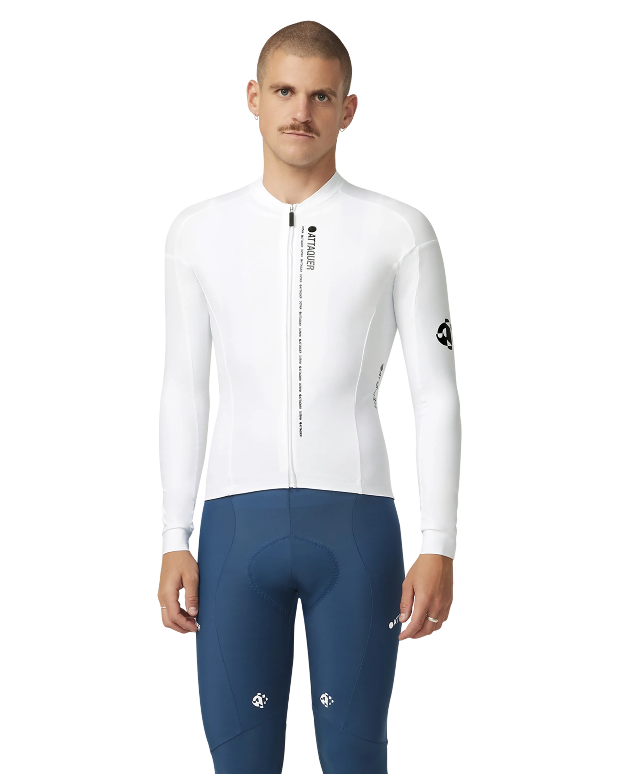 Intra Winter Long Sleeve Jersey White-Attaquer-Attaquer