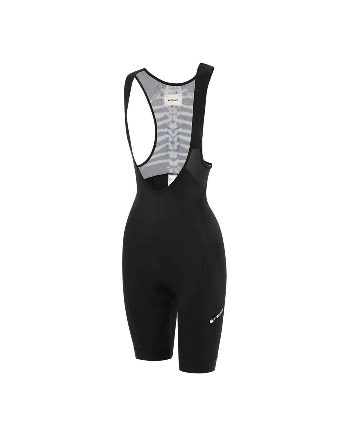 Intra Womens Bib Shorts Black-Attaquer feature display pdp-hide