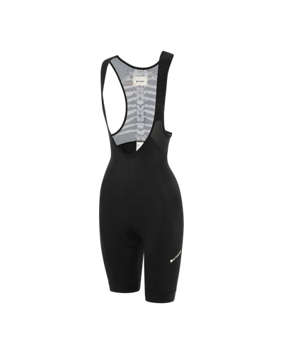 Intra Womens Bib Shorts Black-Attaquer feature display pdp-hide