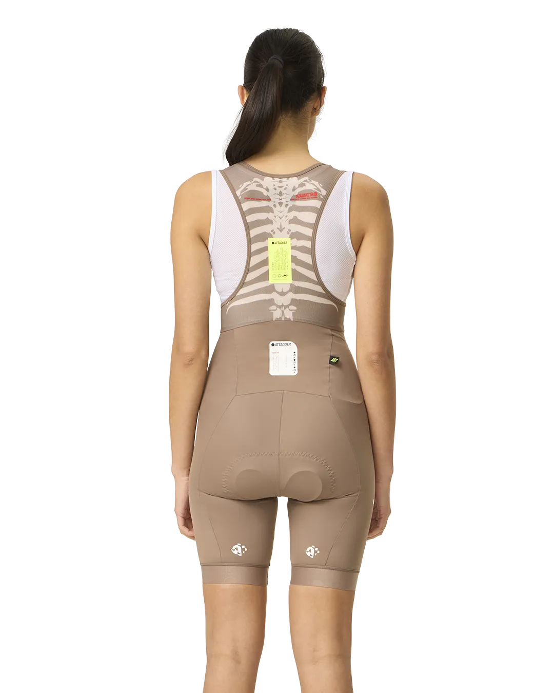 Intra Womens Bib Shorts Taupe-Attaquer-Attaquer