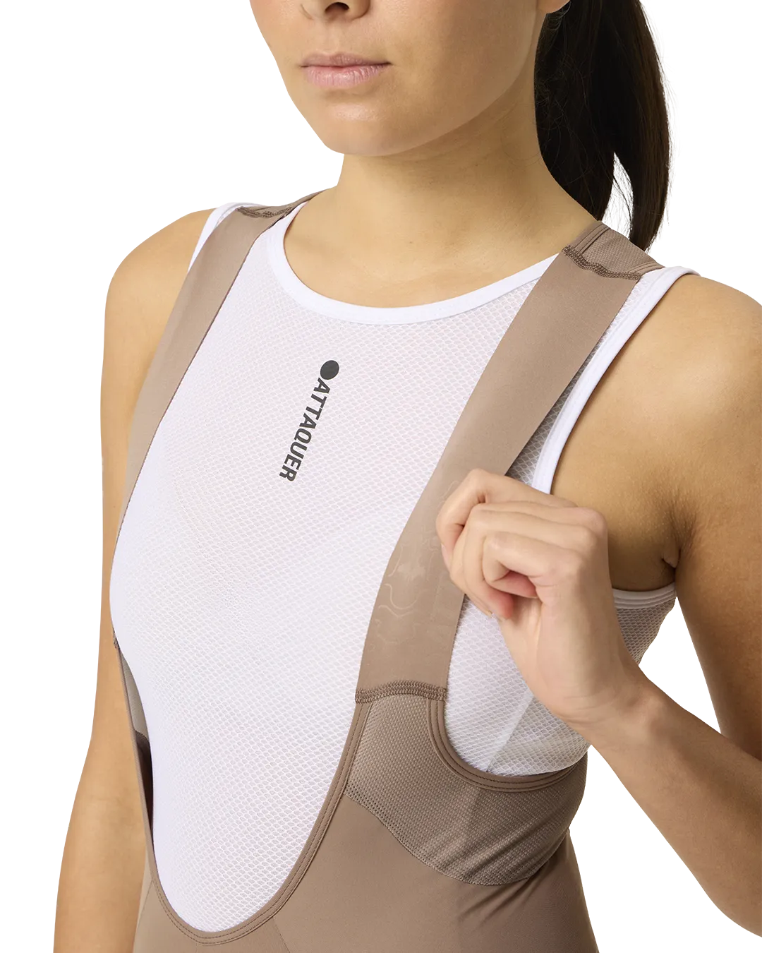 Intra Womens Bib Shorts Taupe-Attaquer-Attaquer