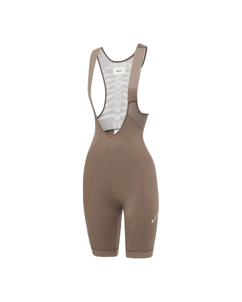 Intra Womens Bib Shorts Taupe