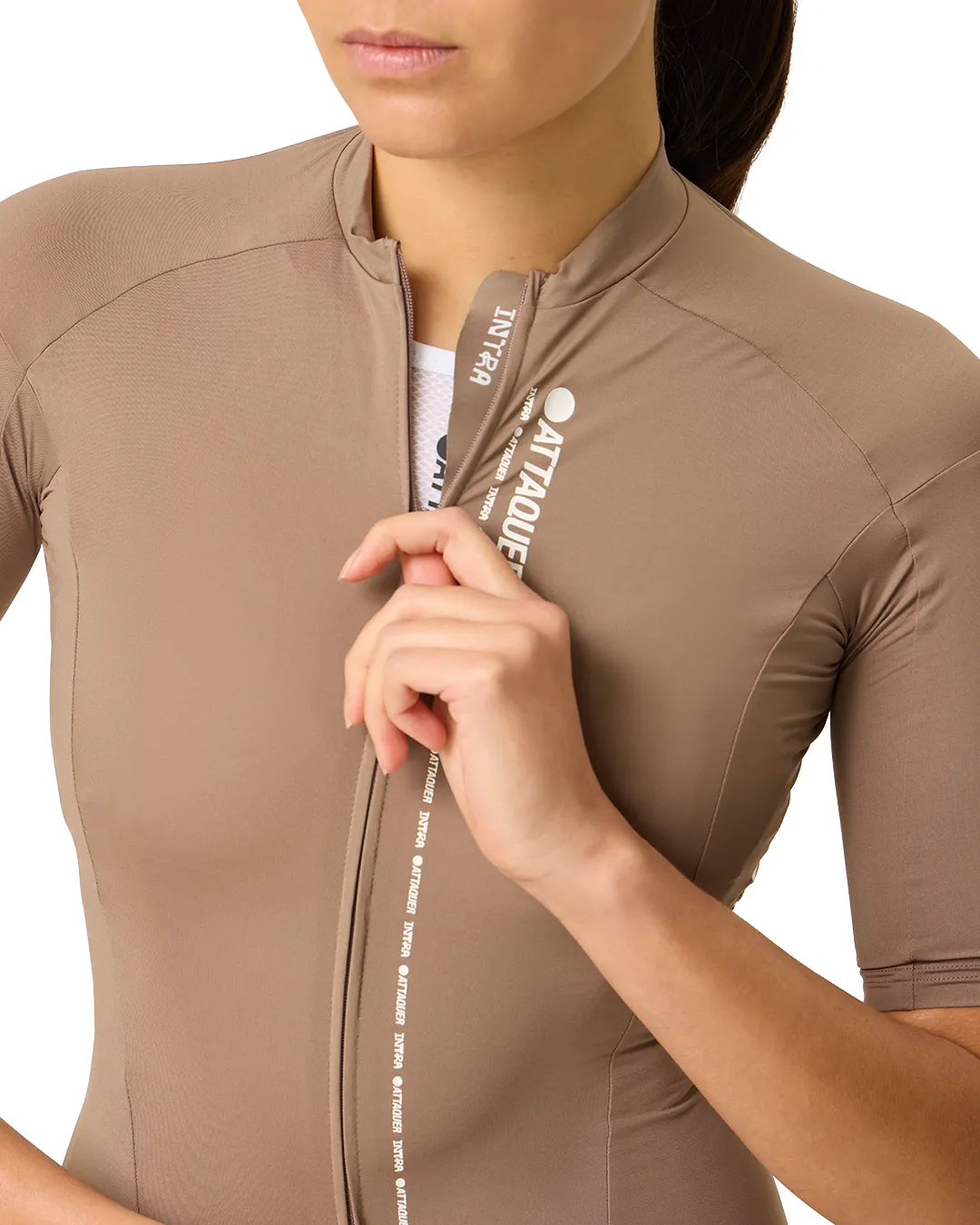 Intra Womens Jersey Taupe-Attaquer-Attaquer
