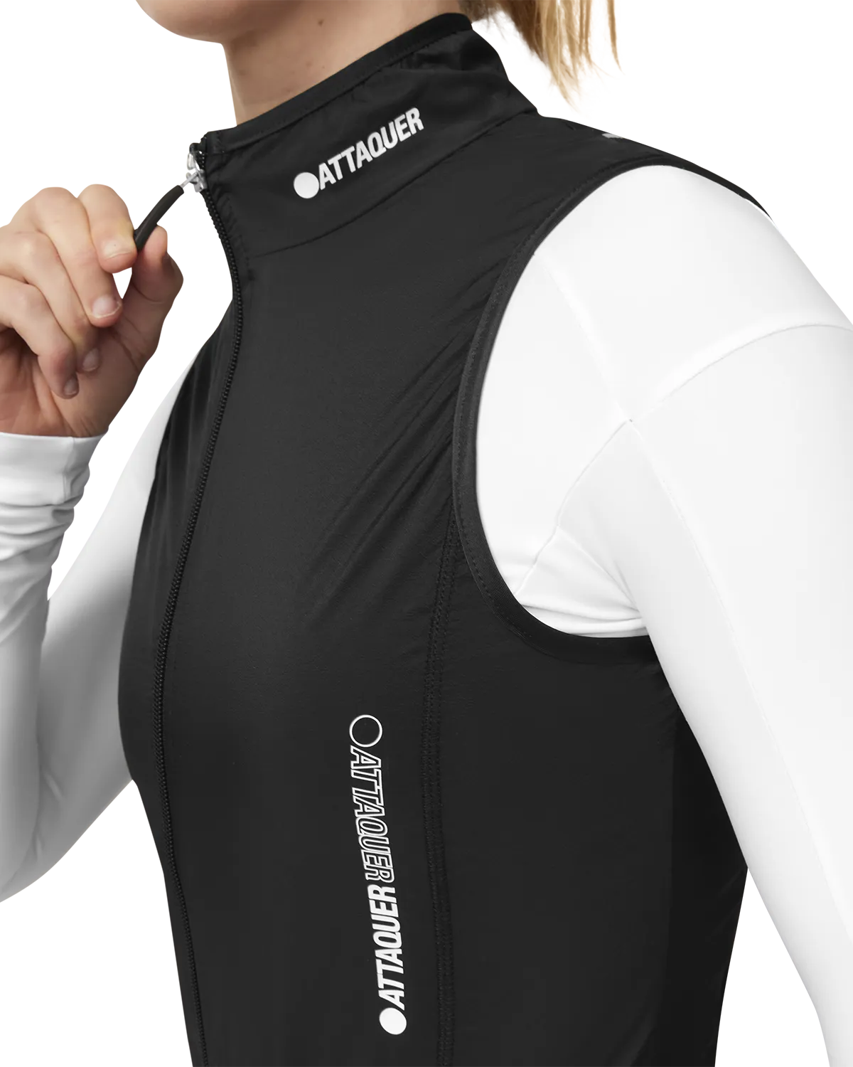 Intra Womens Stow Gilet Black-Attaquer-Attaquer