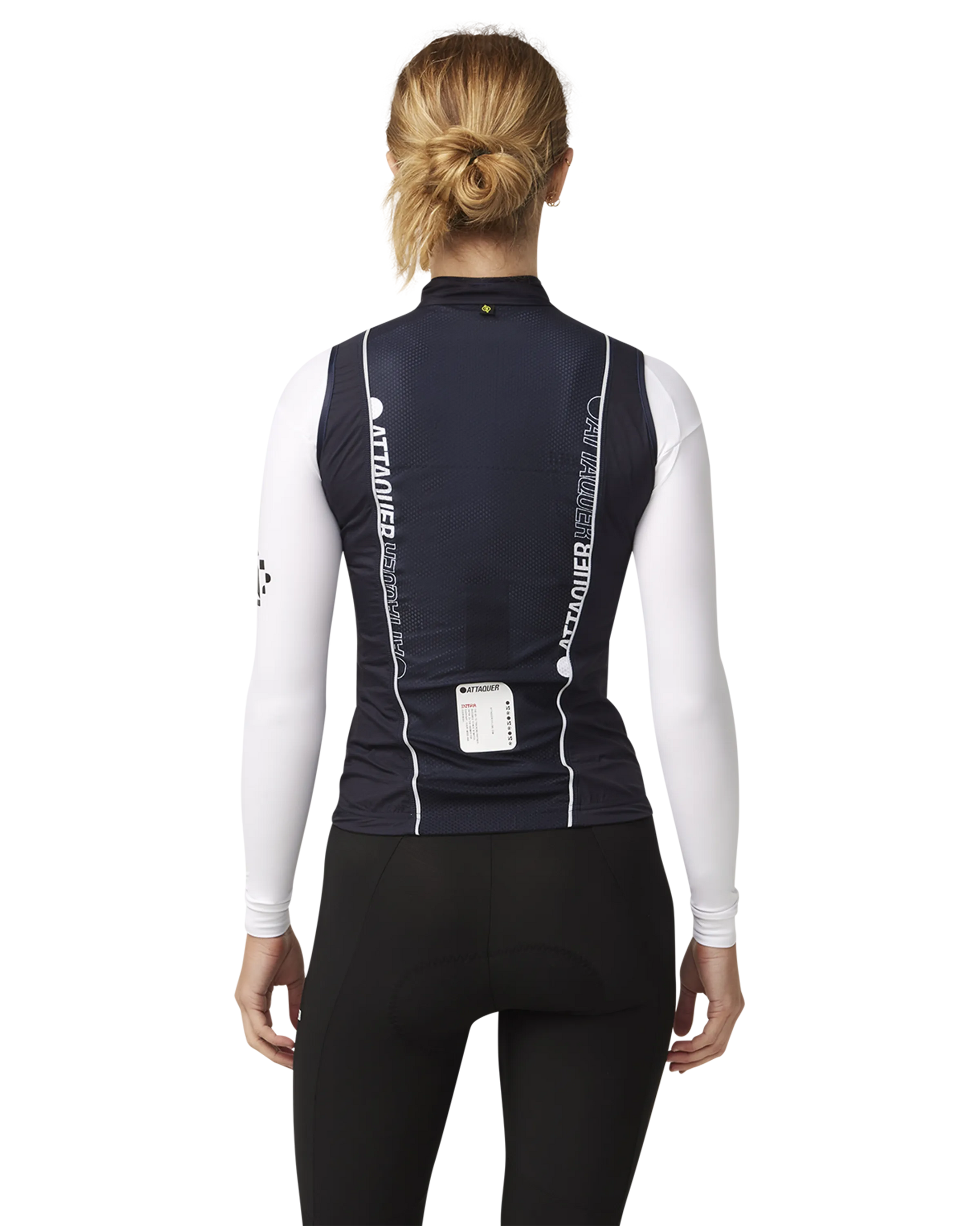 Intra Womens Stow Gilet Navy-Attaquer-Attaquer