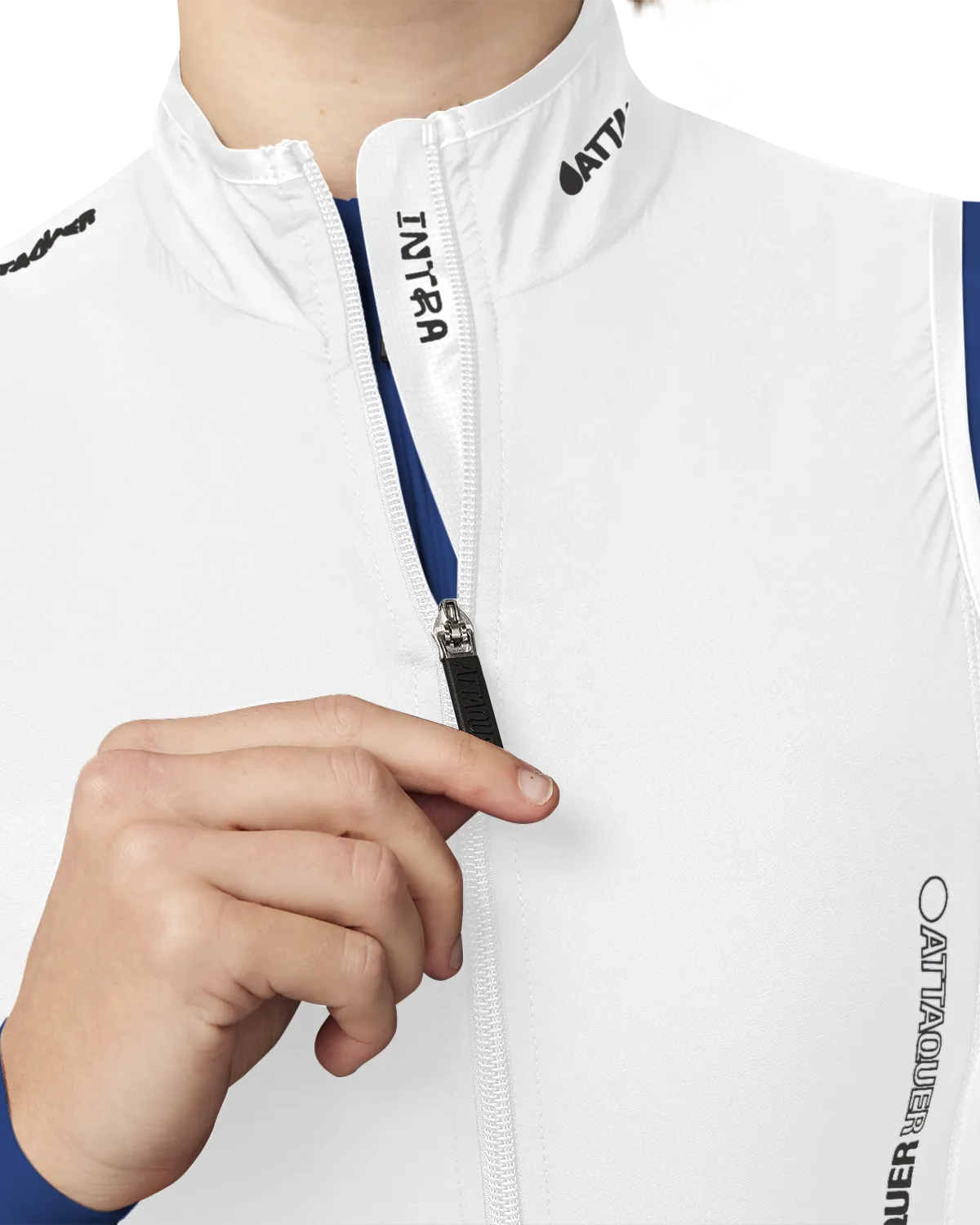 Intra Womens Stow Gilet White-Attaquer-Attaquer