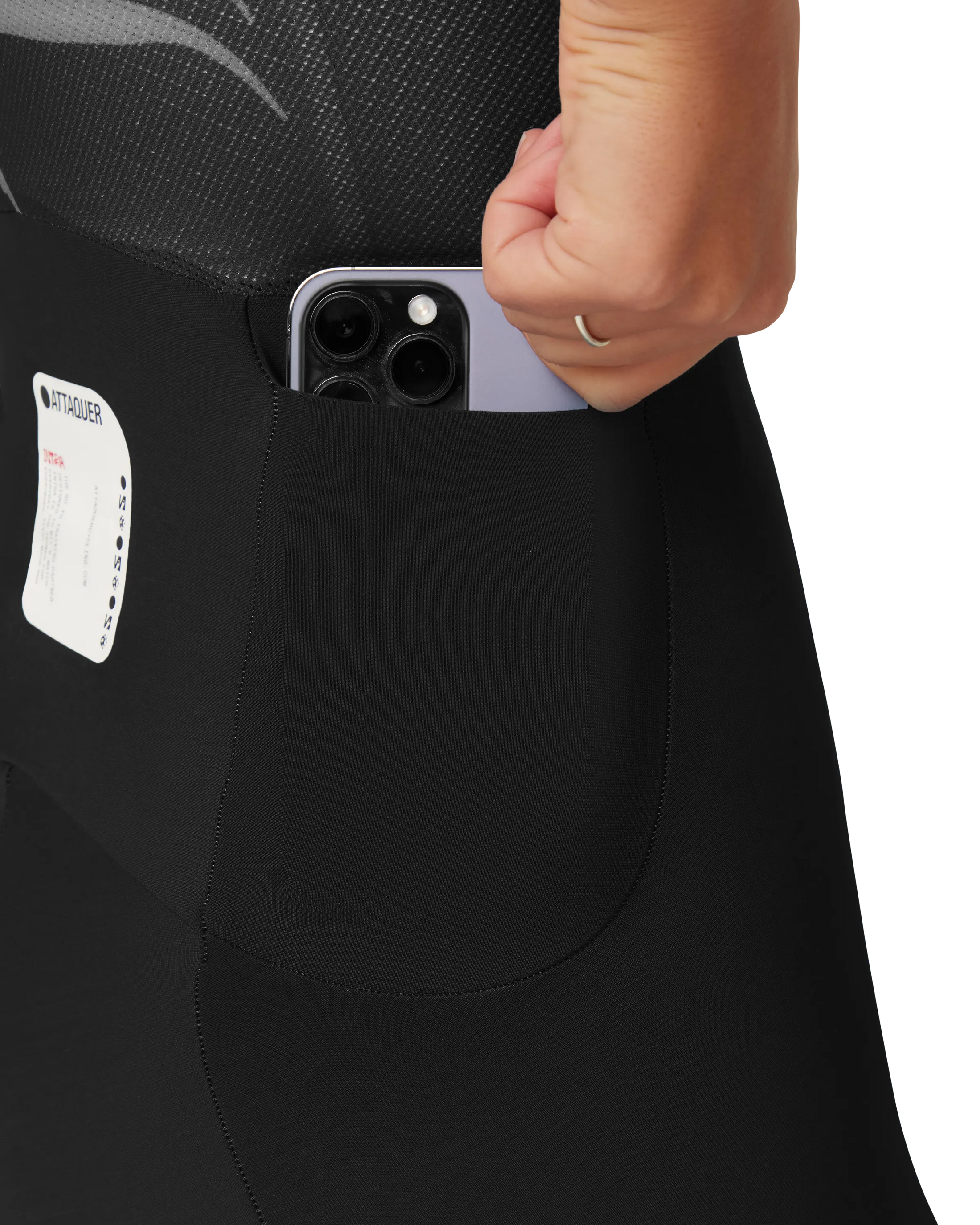 Intra Womens Winter Bib Longs Black-Attaquer-Attaquer