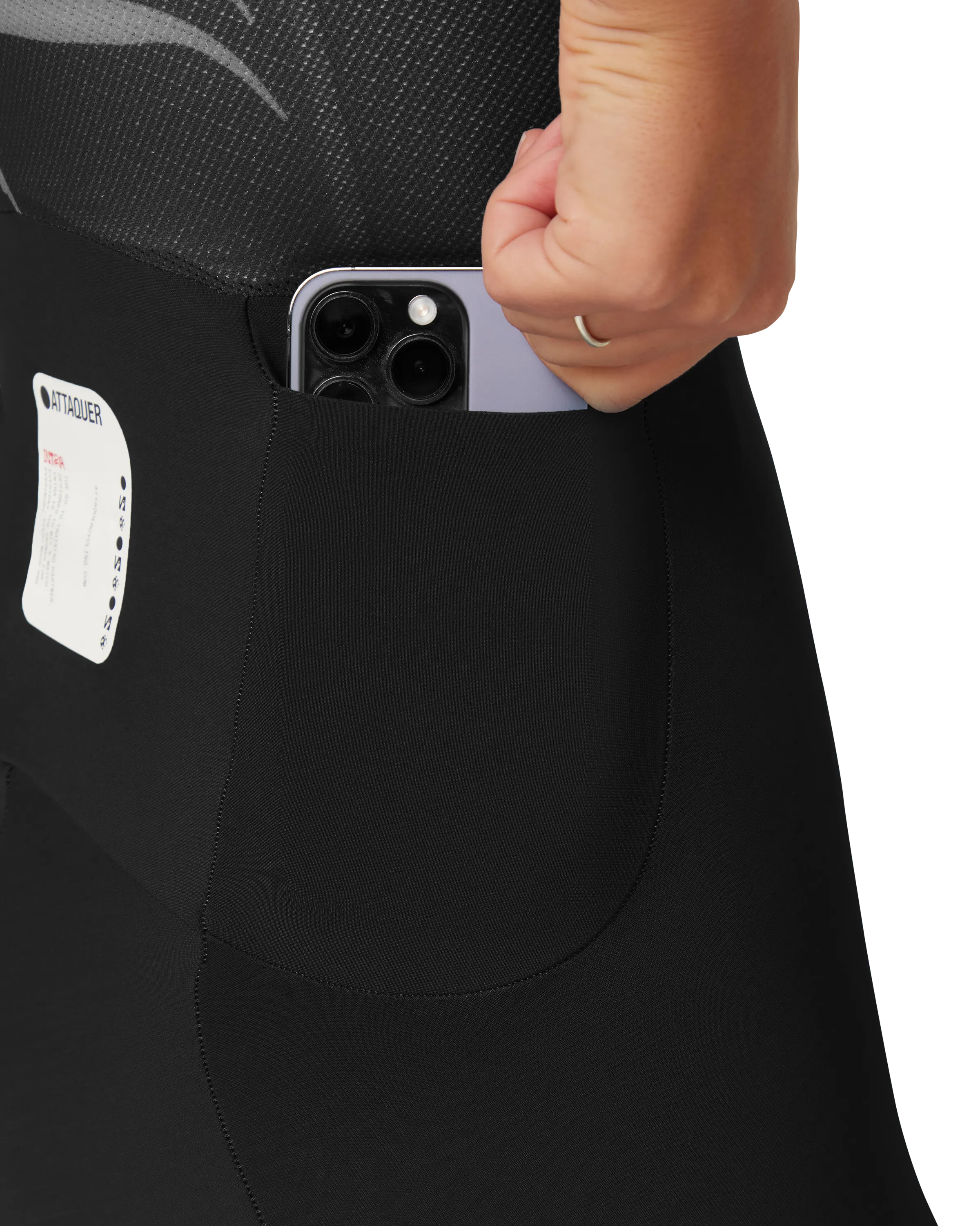 Intra Womens Winter Bib Longs Black-Attaquer-Attaquer