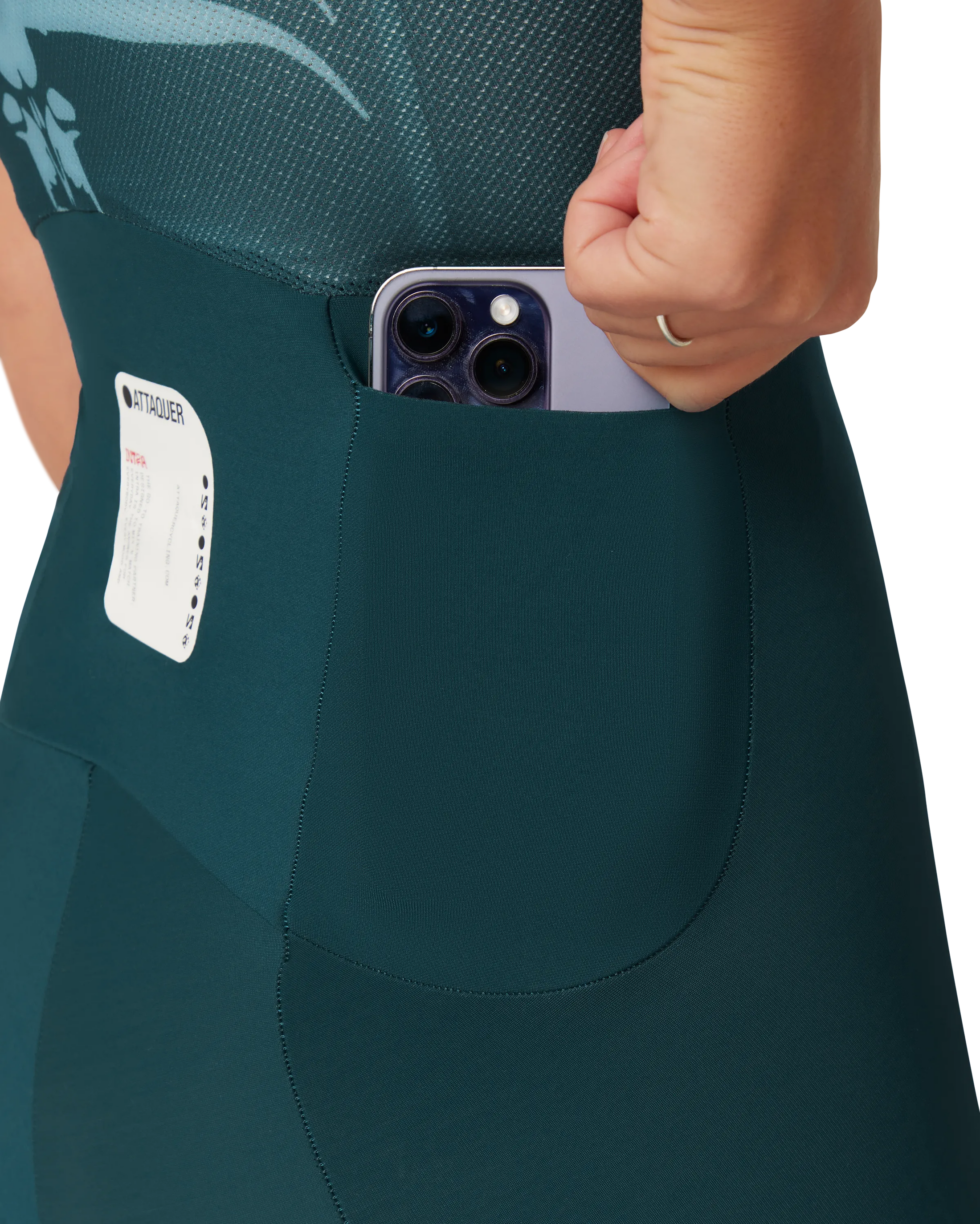 Intra Womens Winter Bib Longs Kelp-Attaquer-Attaquer