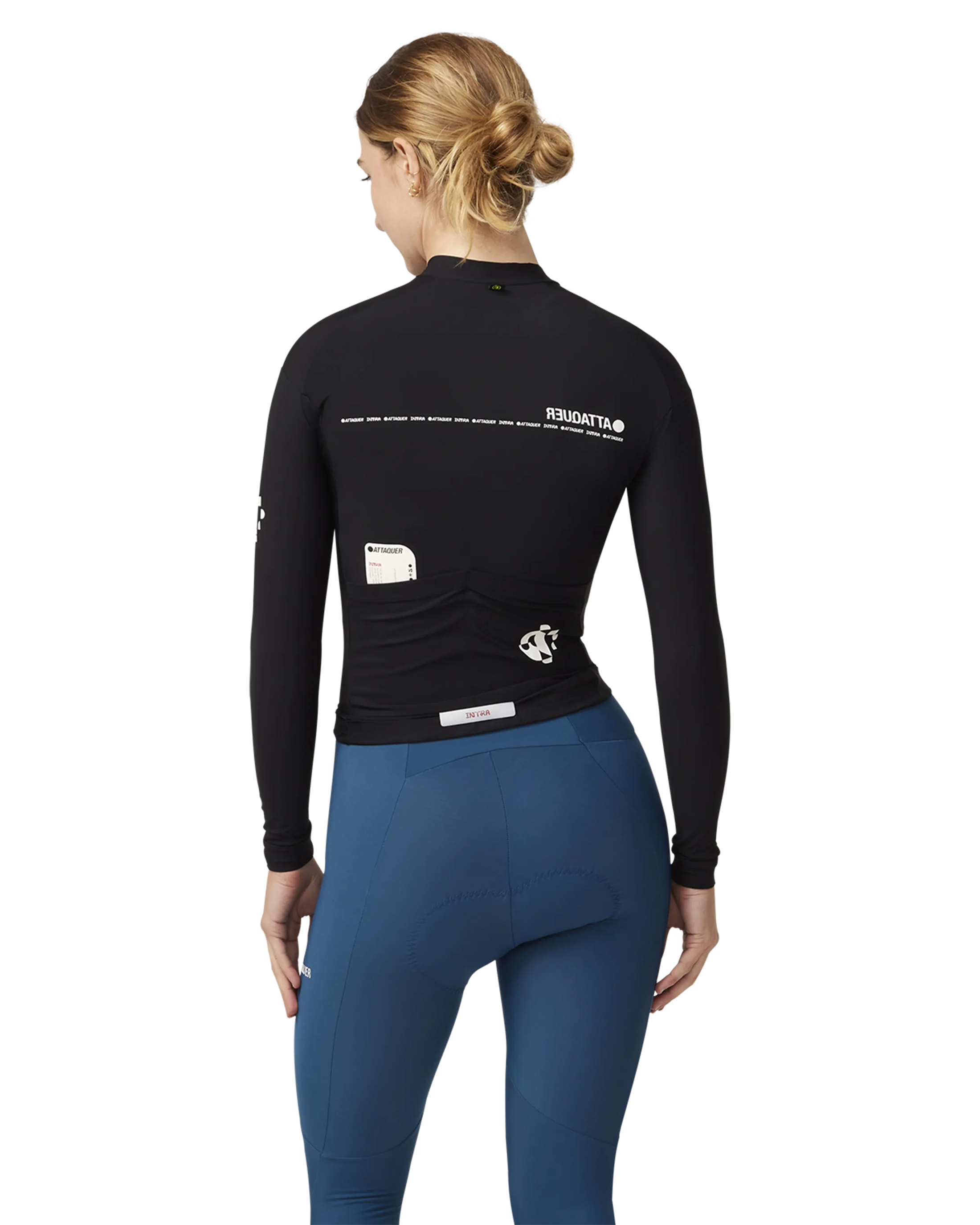 Intra Womens Winter Long Sleeve Jersey Black-Attaquer-Attaquer