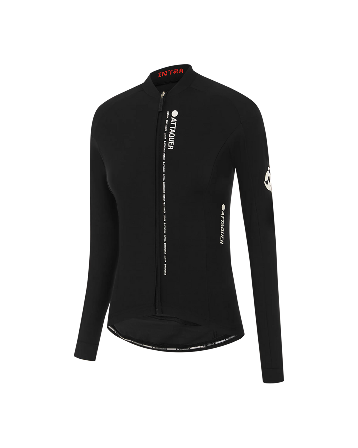 Intra Womens Winter Long Sleeve Jersey Black-Attaquer feature display pdp-hide
