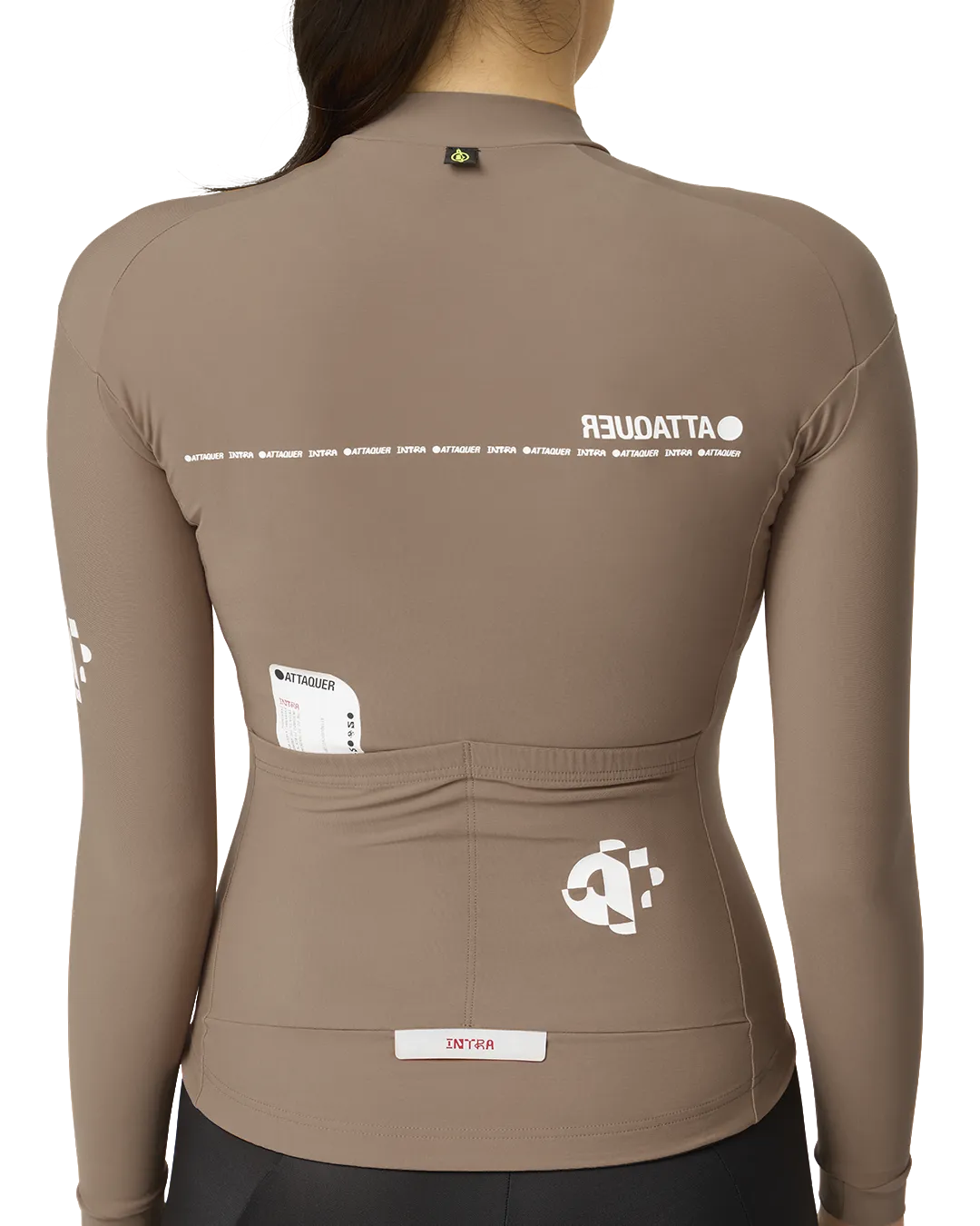 Intra Womens Winter Long Sleeve Jersey Taupe-Attaquer-Attaquer