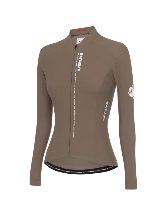 Intra Womens Winter Long Sleeve Jersey Taupe