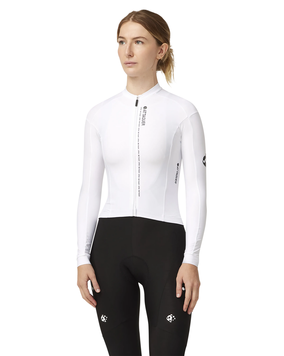 Intra Womens Winter Long Sleeve Jersey White-Attaquer-Attaquer