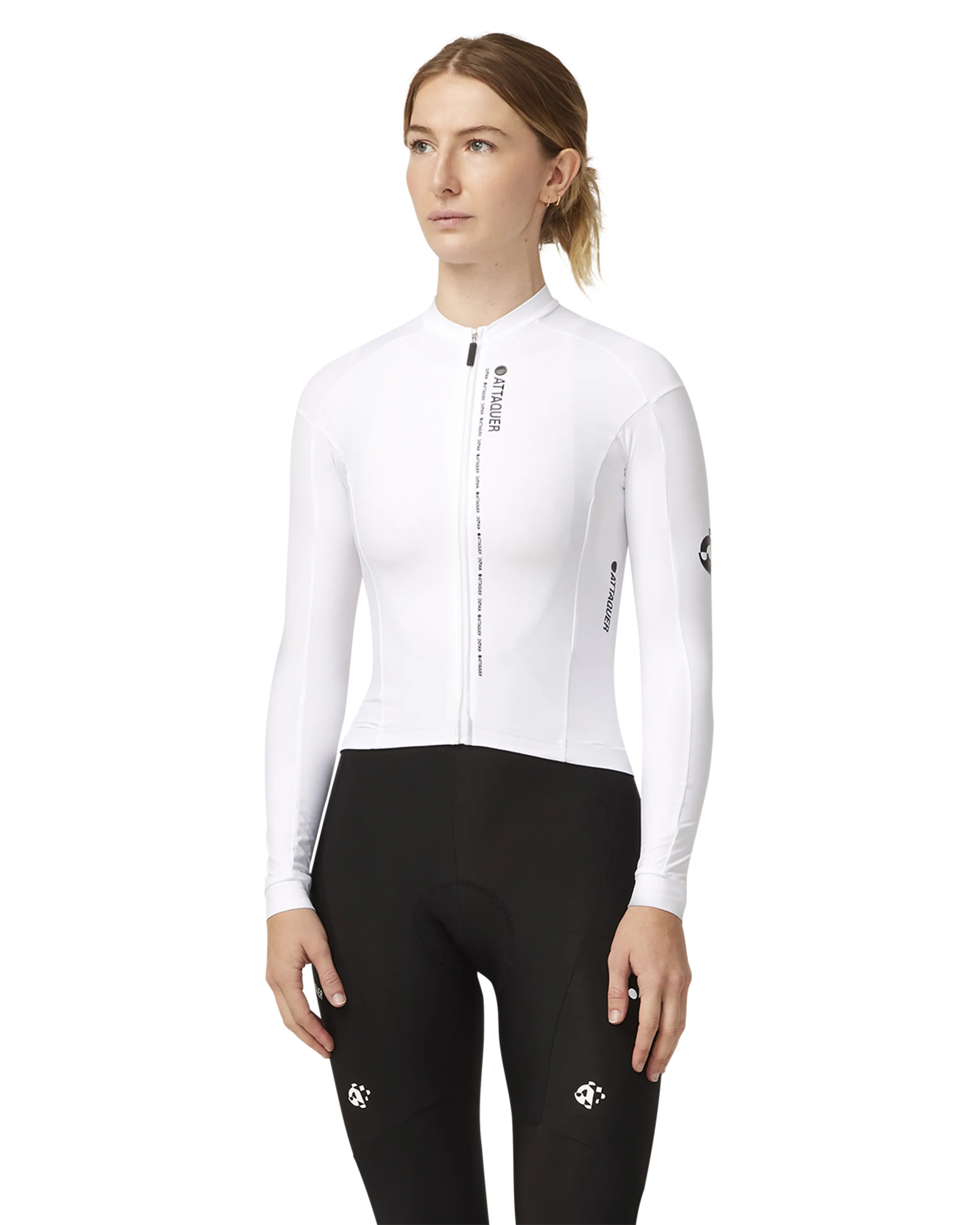 Intra Womens Winter Long Sleeve Jersey White-Attaquer-Attaquer
