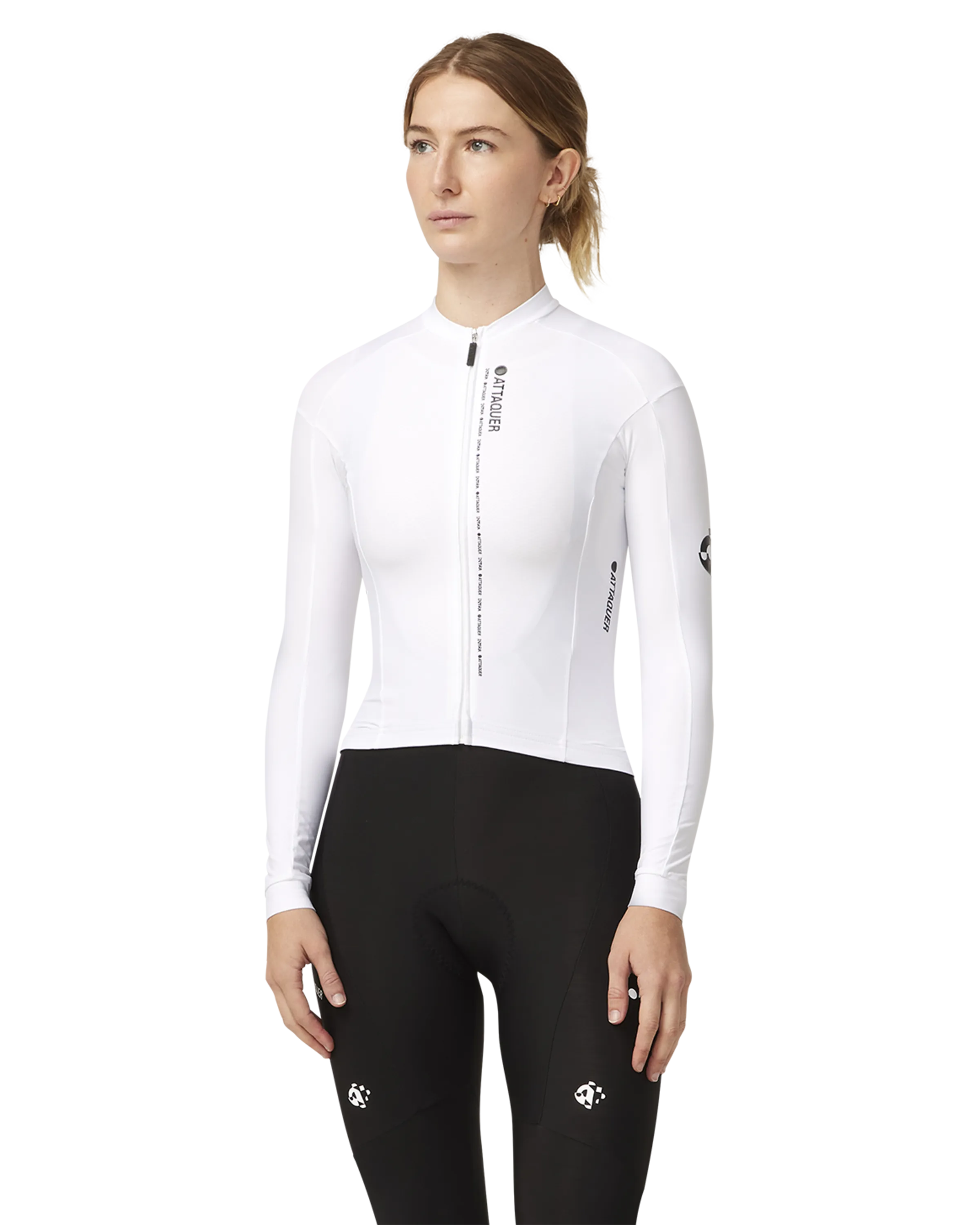 Intra Womens Winter Long Sleeve Jersey White-Attaquer-Attaquer