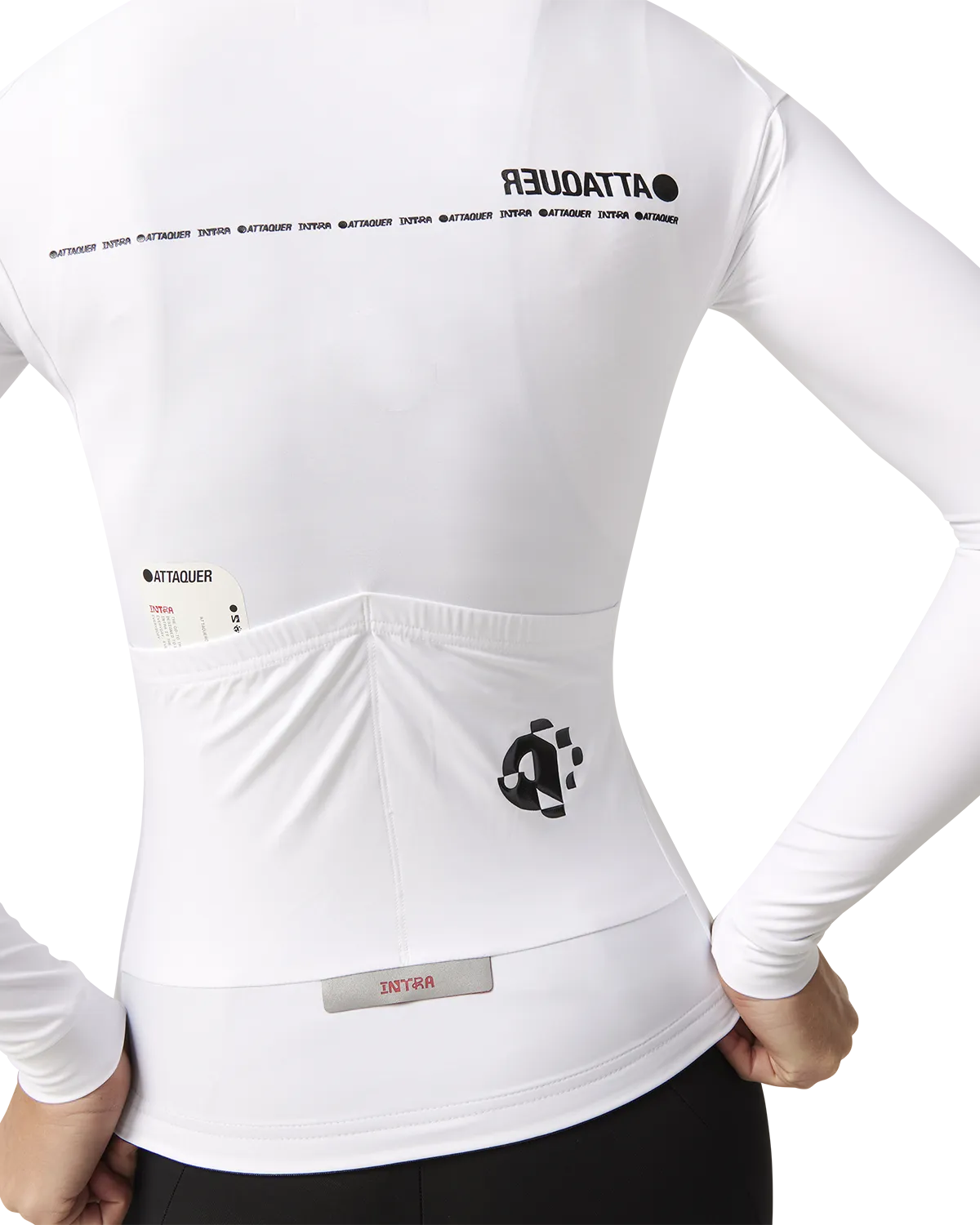 Intra Womens Winter Long Sleeve Jersey White-Attaquer-Attaquer