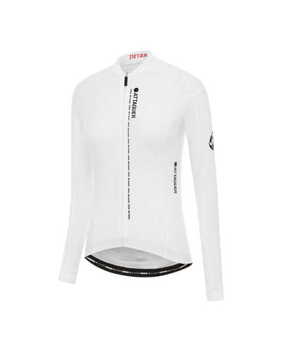 Intra Womens Winter Long Sleeve Jersey White-Attaquer feature display pdp-hide