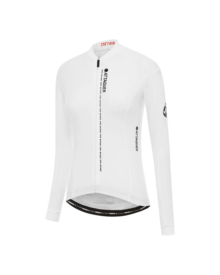 Intra Womens Winter Long Sleeve Jersey White-Attaquer feature display pdp-hide
