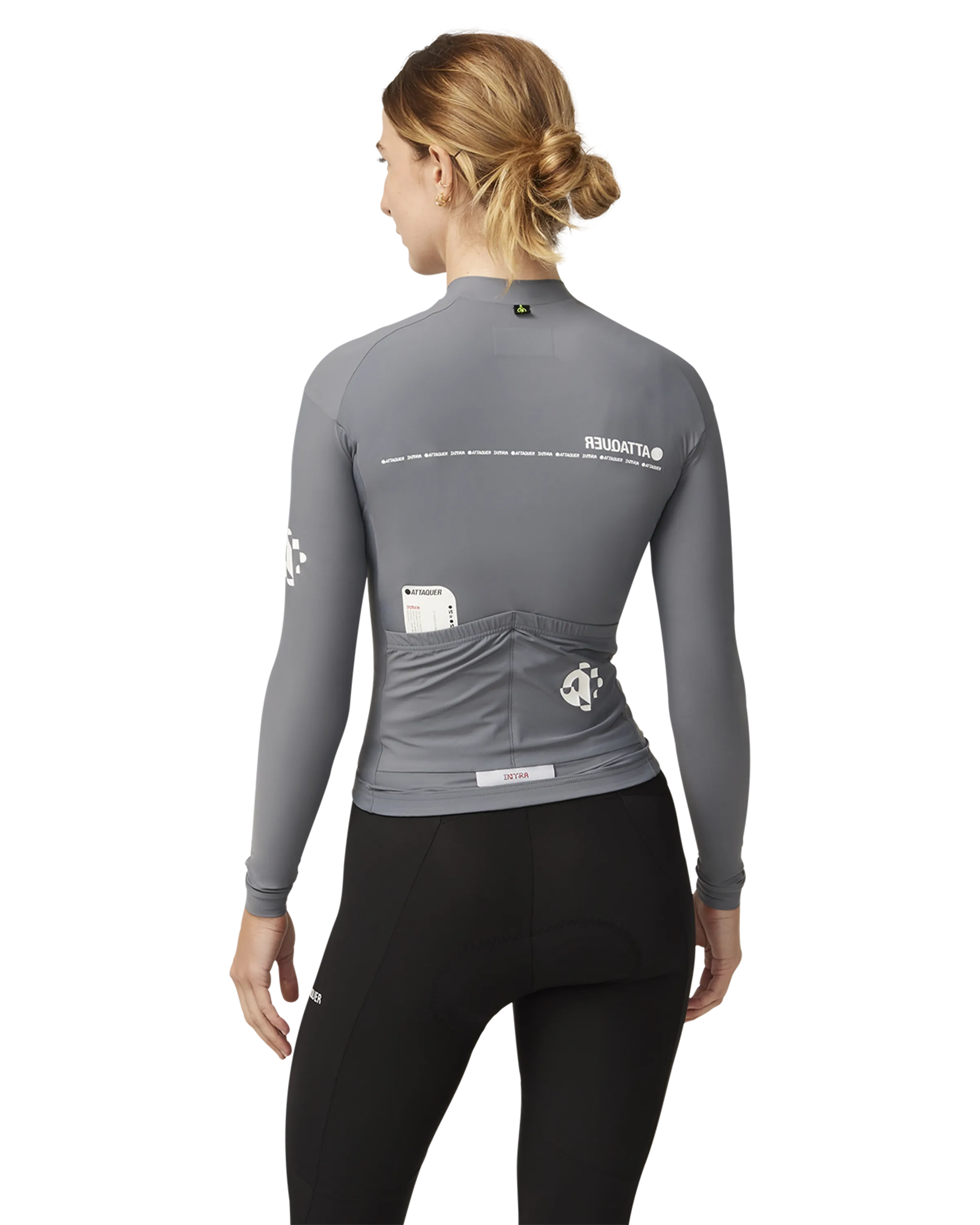 Intra Womens Winter Long Sleeve Jersey Zinc Grey-Attaquer-Attaquer