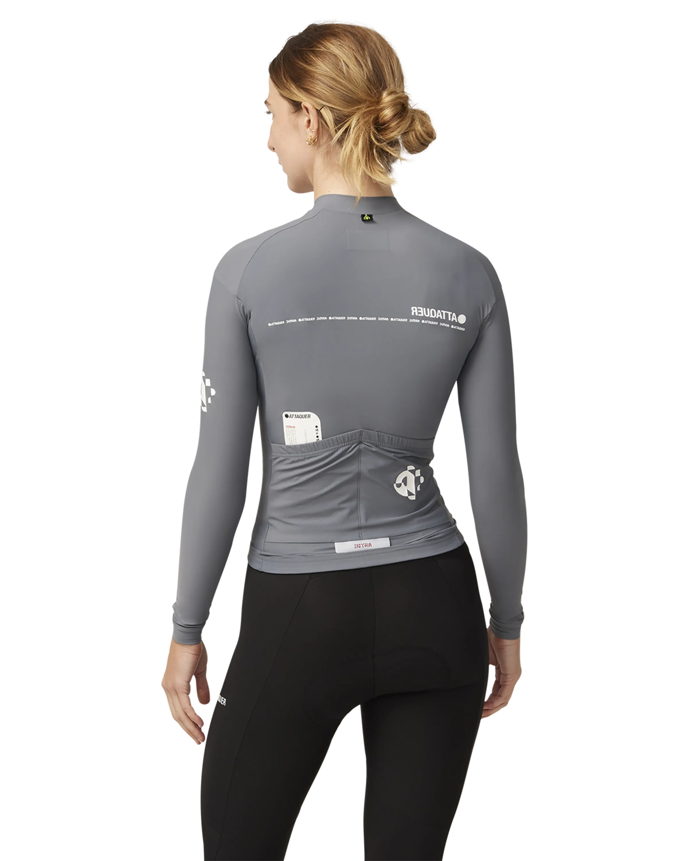 Intra Womens Winter Long Sleeve Jersey Zinc Grey-Attaquer-Attaquer