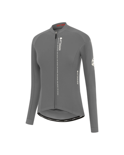 Intra Womens Winter Long Sleeve Jersey Zinc Grey-Attaquer feature display pdp-hide
