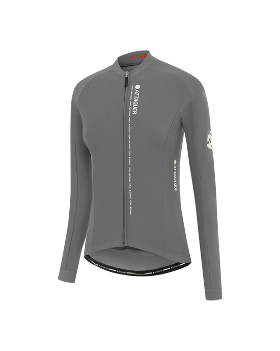Intra Womens Winter Long Sleeve Jersey Zinc Grey
