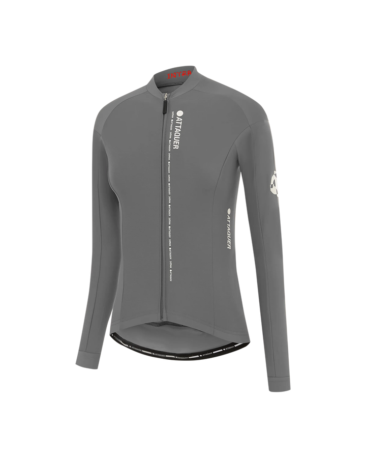 Intra Womens Winter Long Sleeve Jersey Zinc Grey-Attaquer feature display pdp-hide