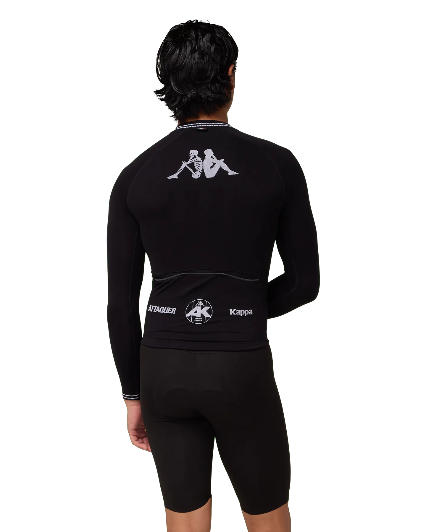 Kappa Orbknit™️ Race Jersey Long Sleeve Black-Attaquer-Attaquer