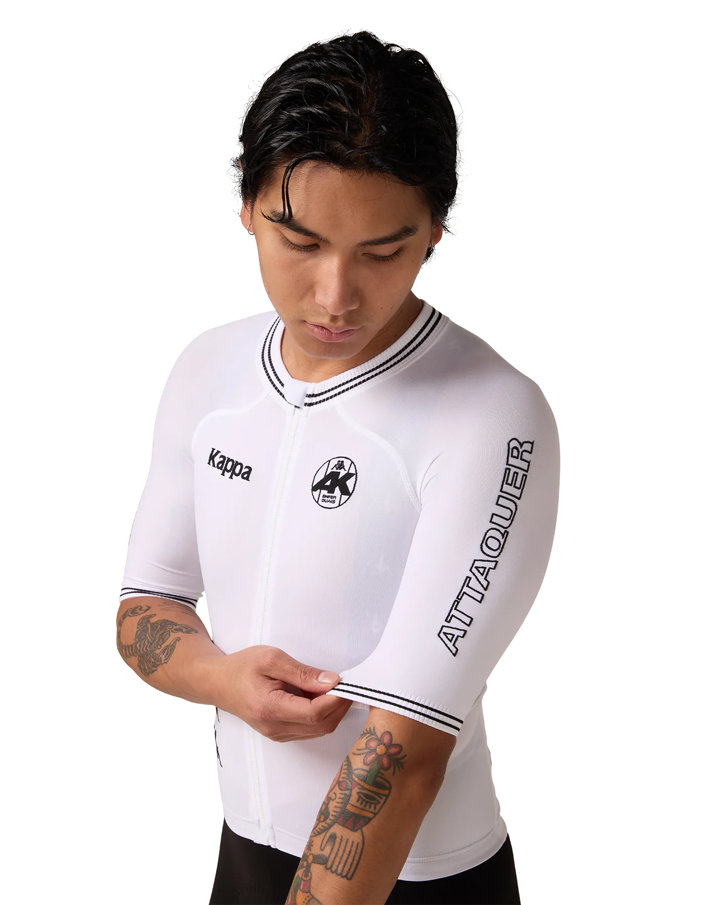 Kappa Orbknit™️ Race Jersey White-Attaquer-Attaquer