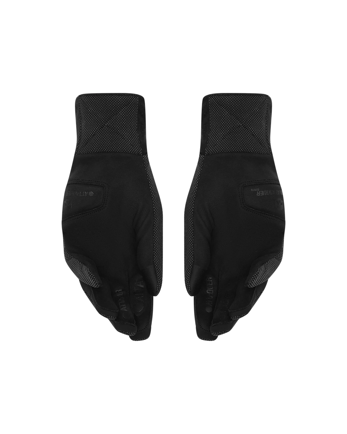 Light Winter Logo Gloves Black-Attaquer-Attaquer
