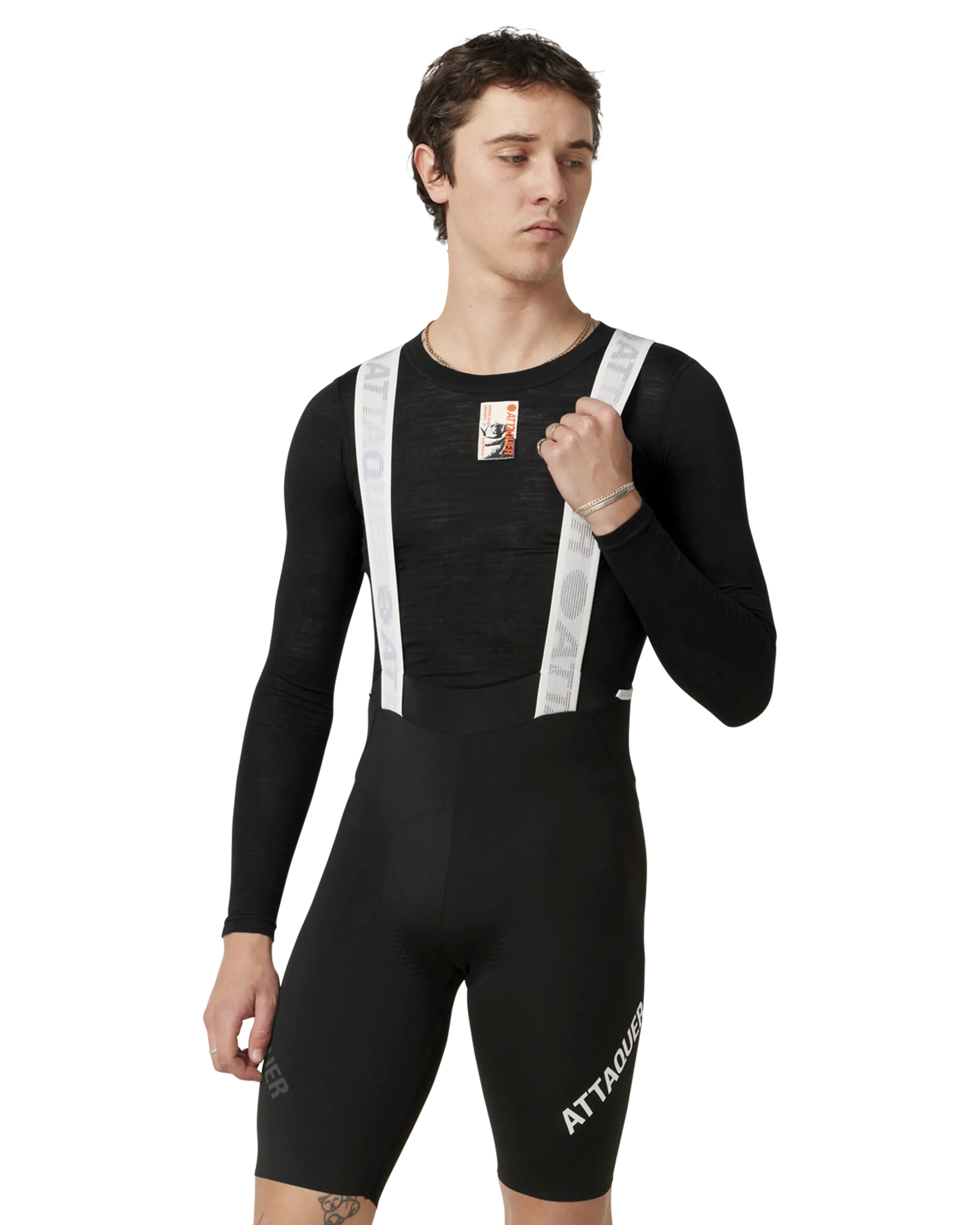 Merino Base Layer Long Sleeve Black-Attaquer-Attaquer