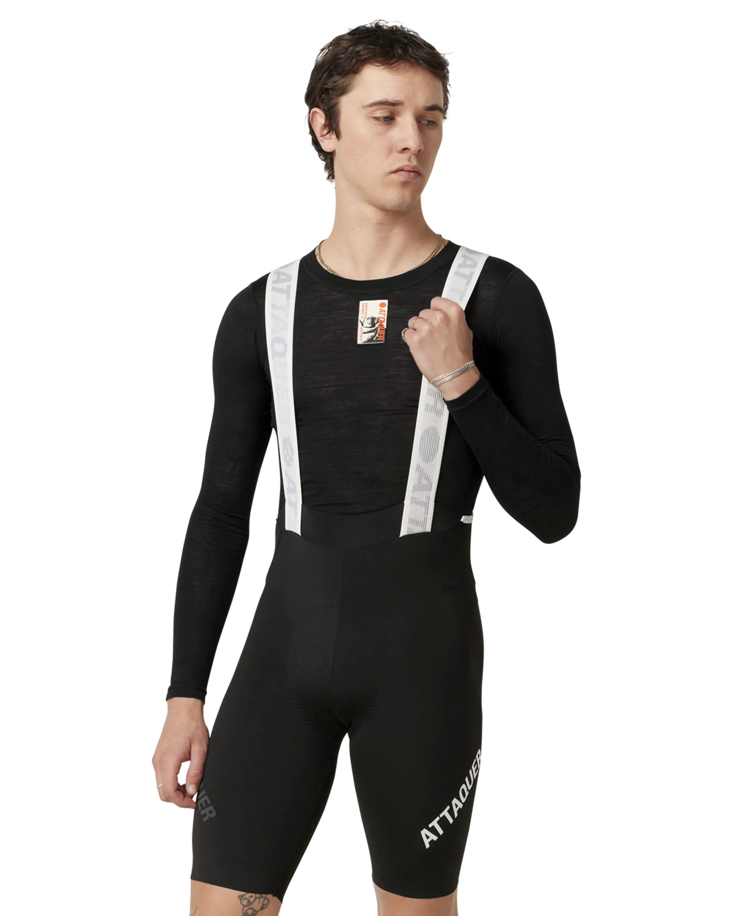 Merino Base Layer Long Sleeve Black-Attaquer-Attaquer