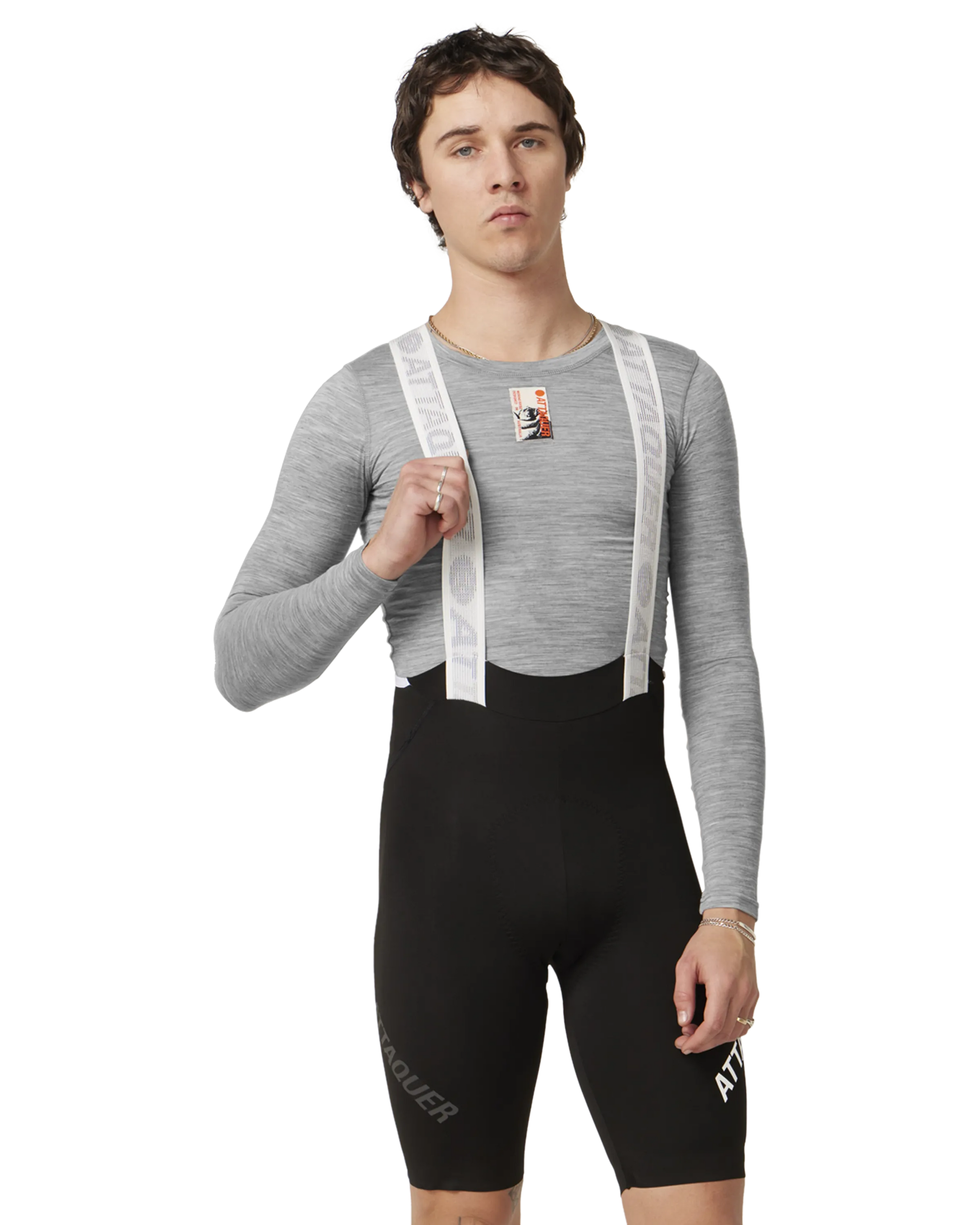 Merino Base Layer Long Sleeve Grey-Attaquer-Attaquer