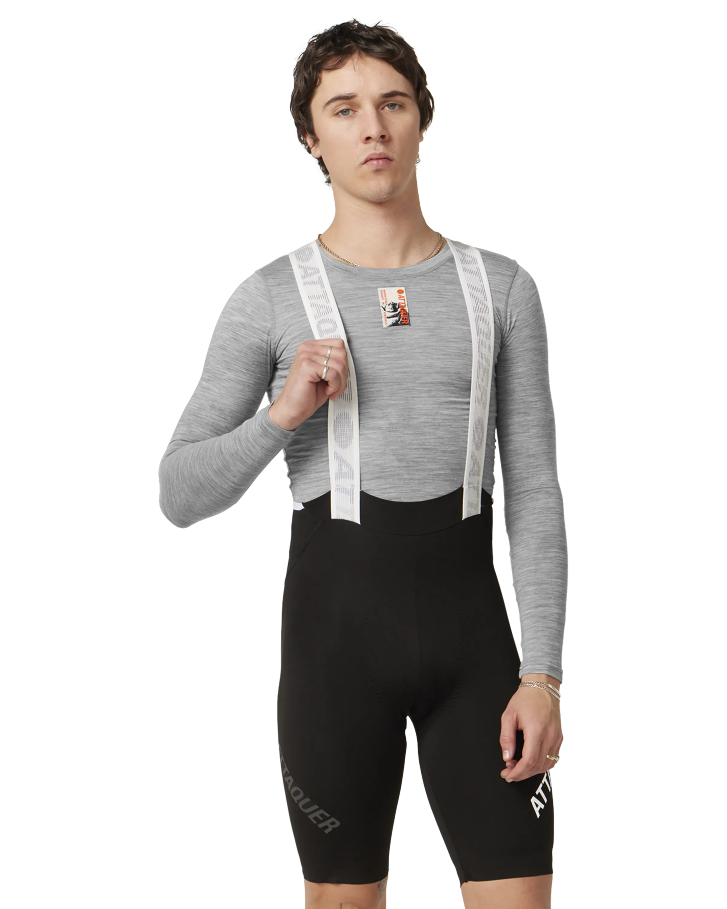 Merino Base Layer Long Sleeve Grey-Attaquer-Attaquer