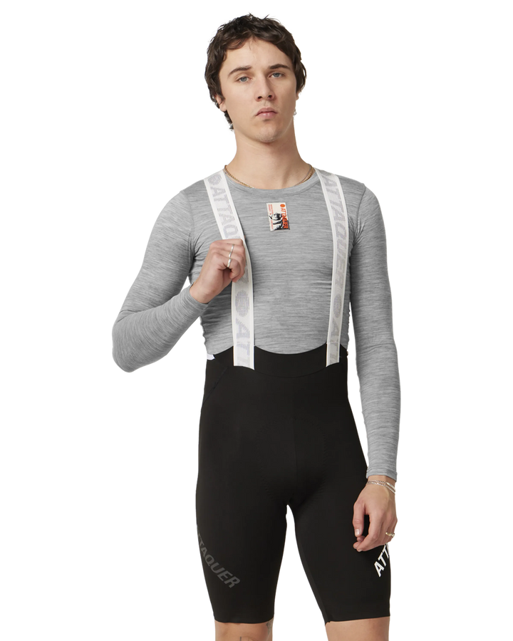 Merino Base Layer Long Sleeve Grey-Attaquer-Attaquer