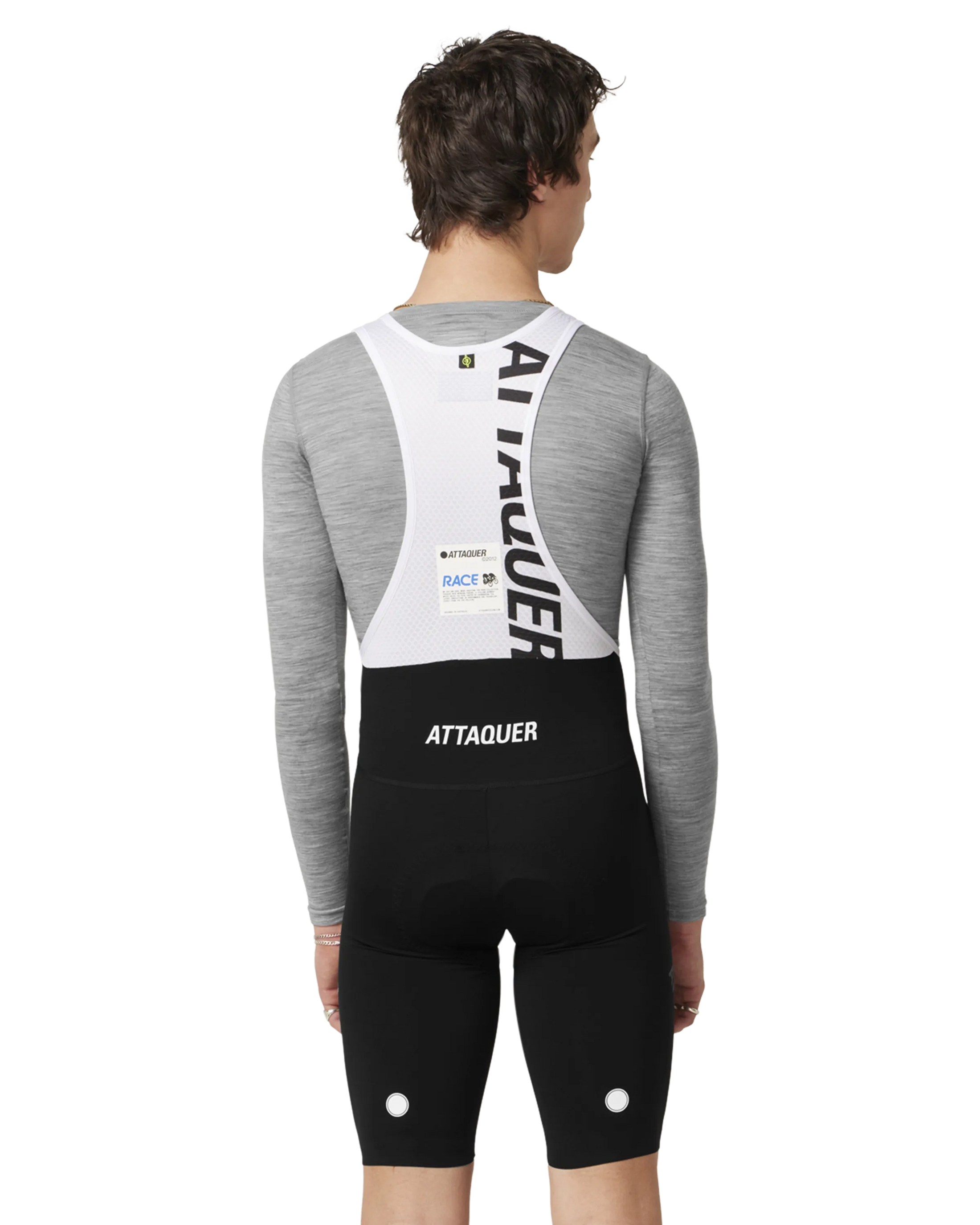 Merino Base Layer Long Sleeve Grey-Attaquer-Attaquer