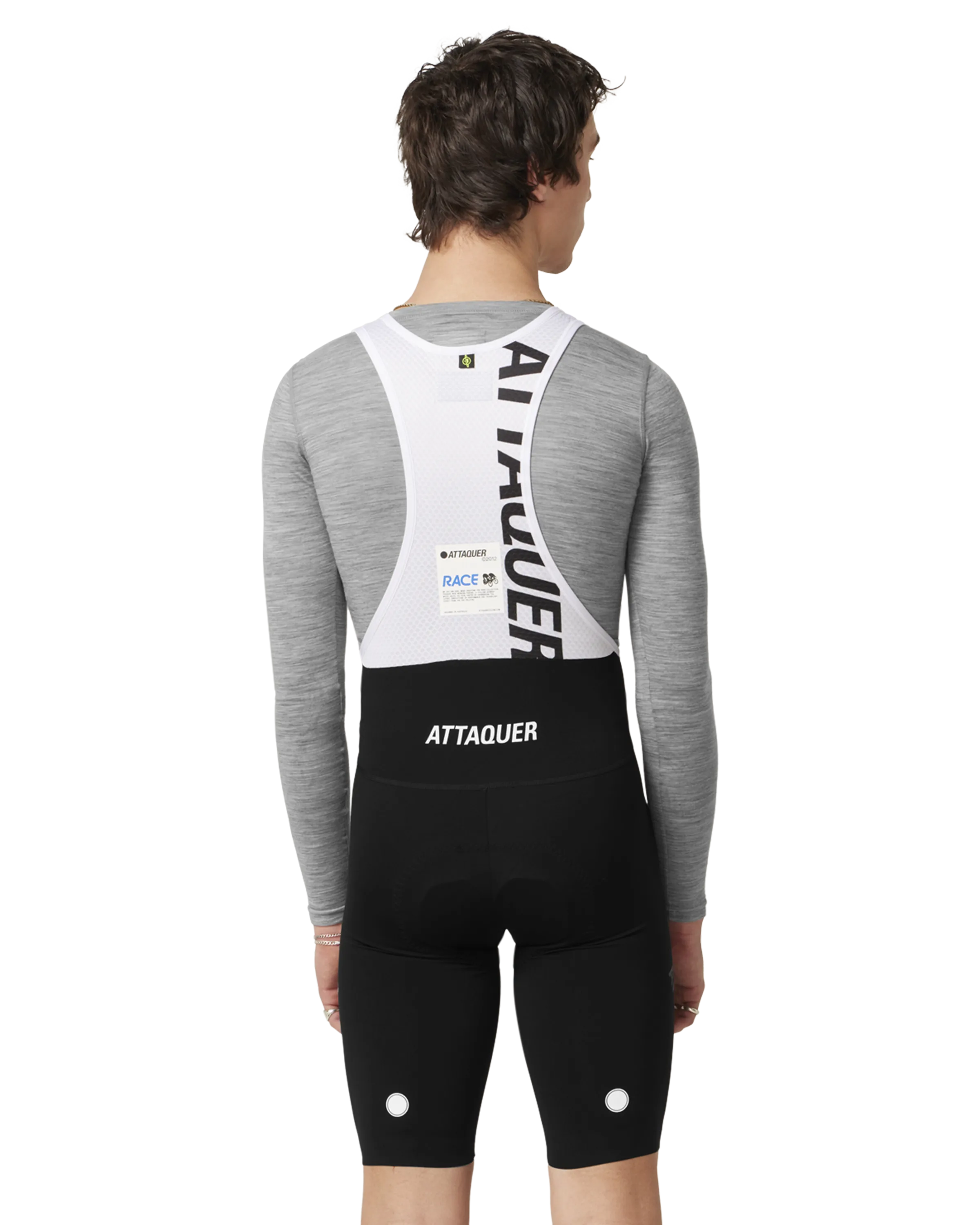Merino Base Layer Long Sleeve Grey-Attaquer-Attaquer