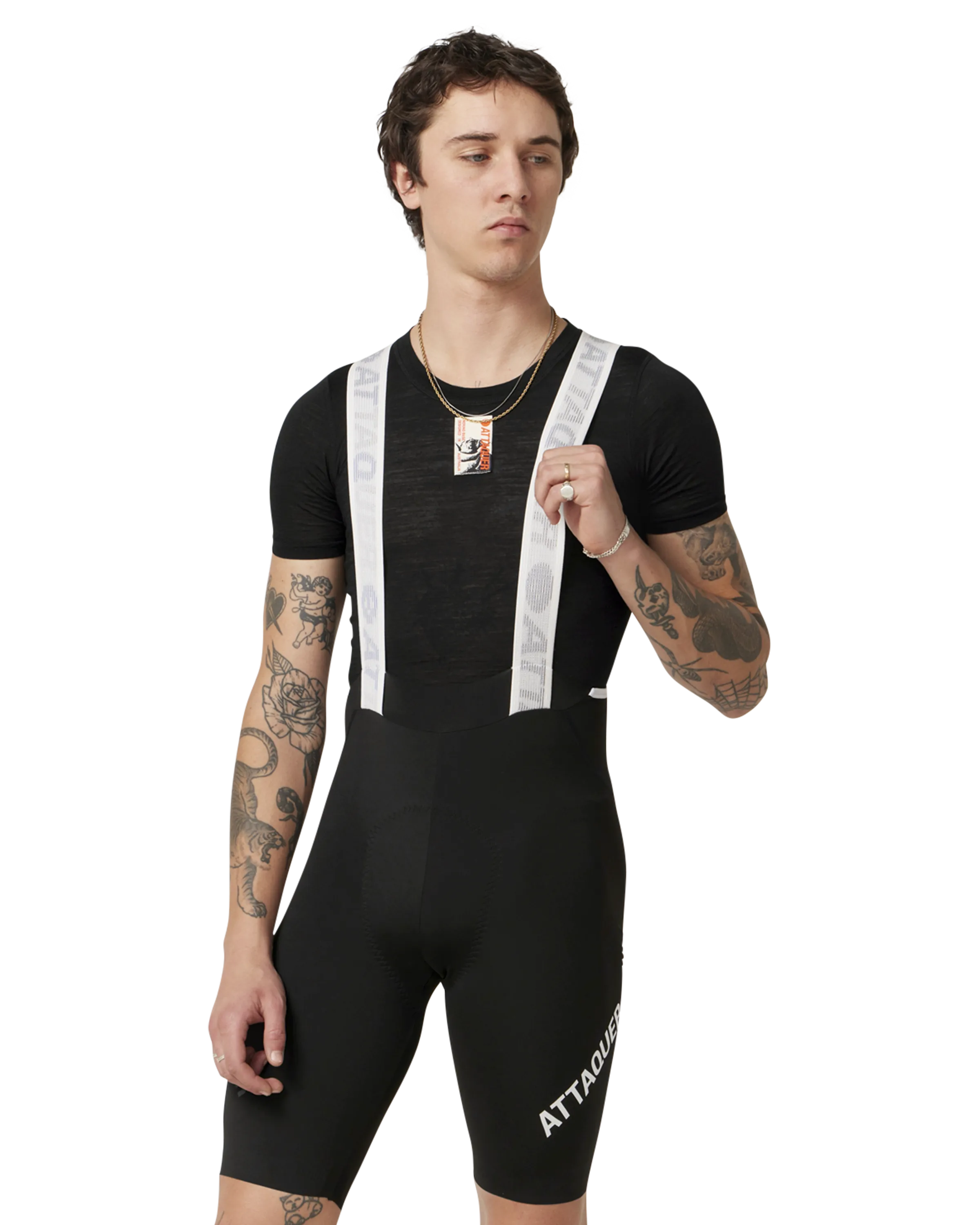 Merino Base Layer Short Sleeved Black-Attaquer-Attaquer