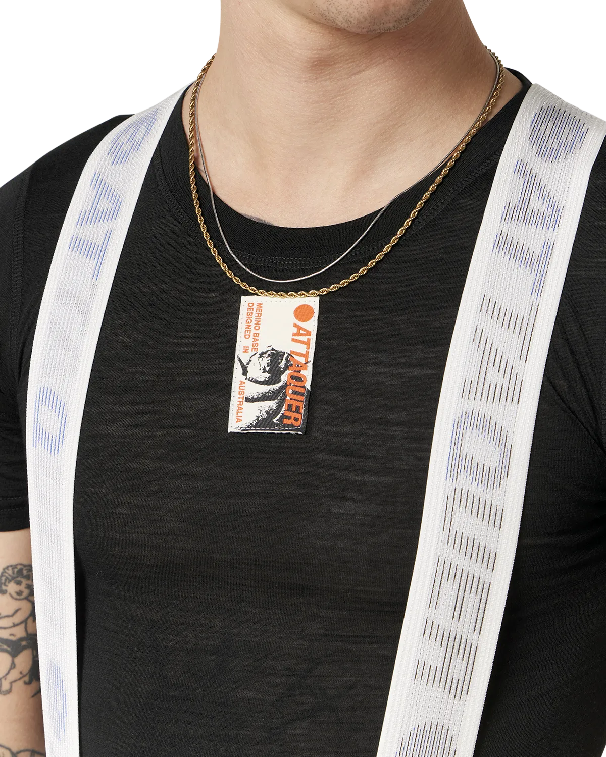 Merino Base Layer Short Sleeved Black-Attaquer-Attaquer