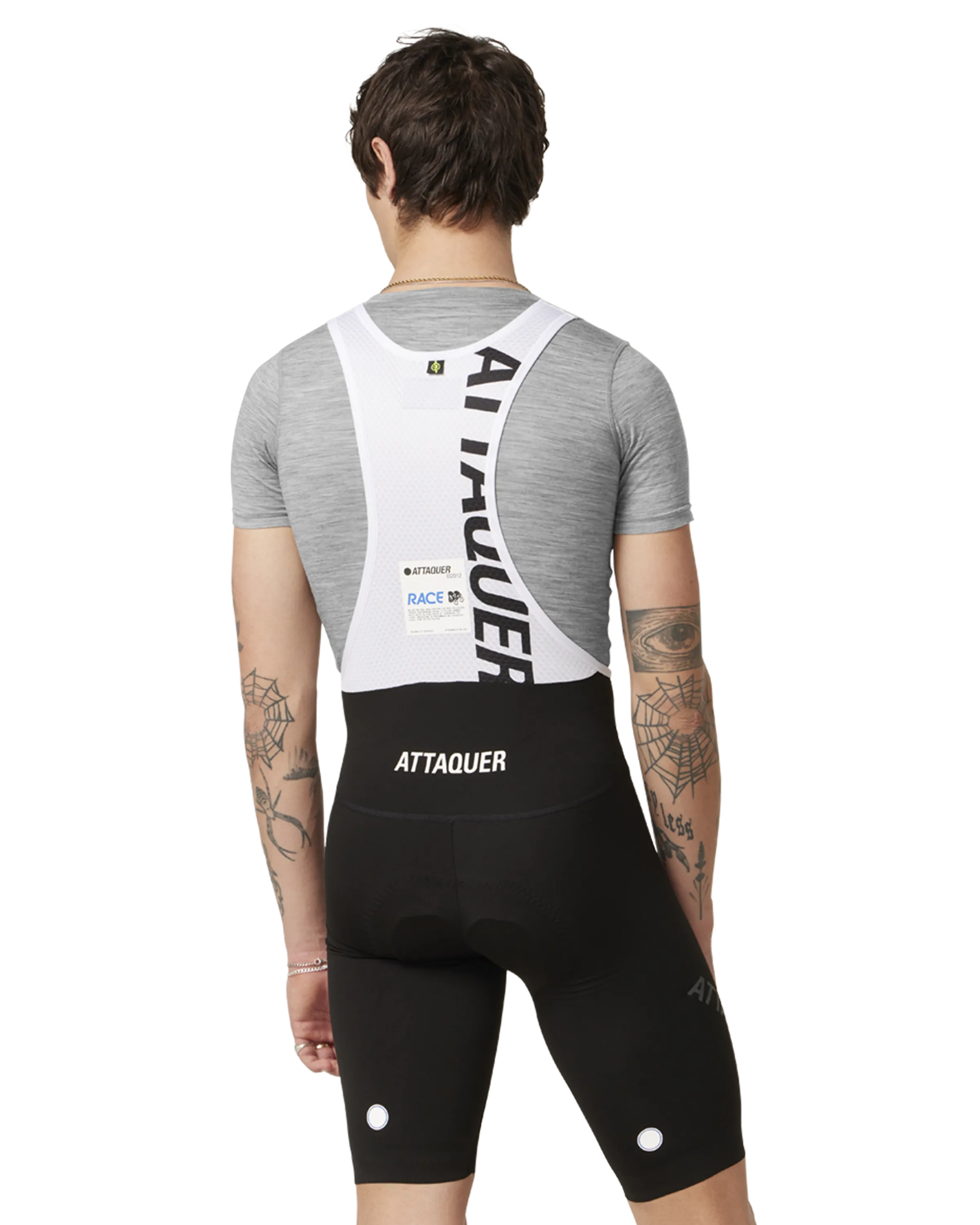 Merino Base Layer Short Sleeved Grey-Attaquer-Attaquer