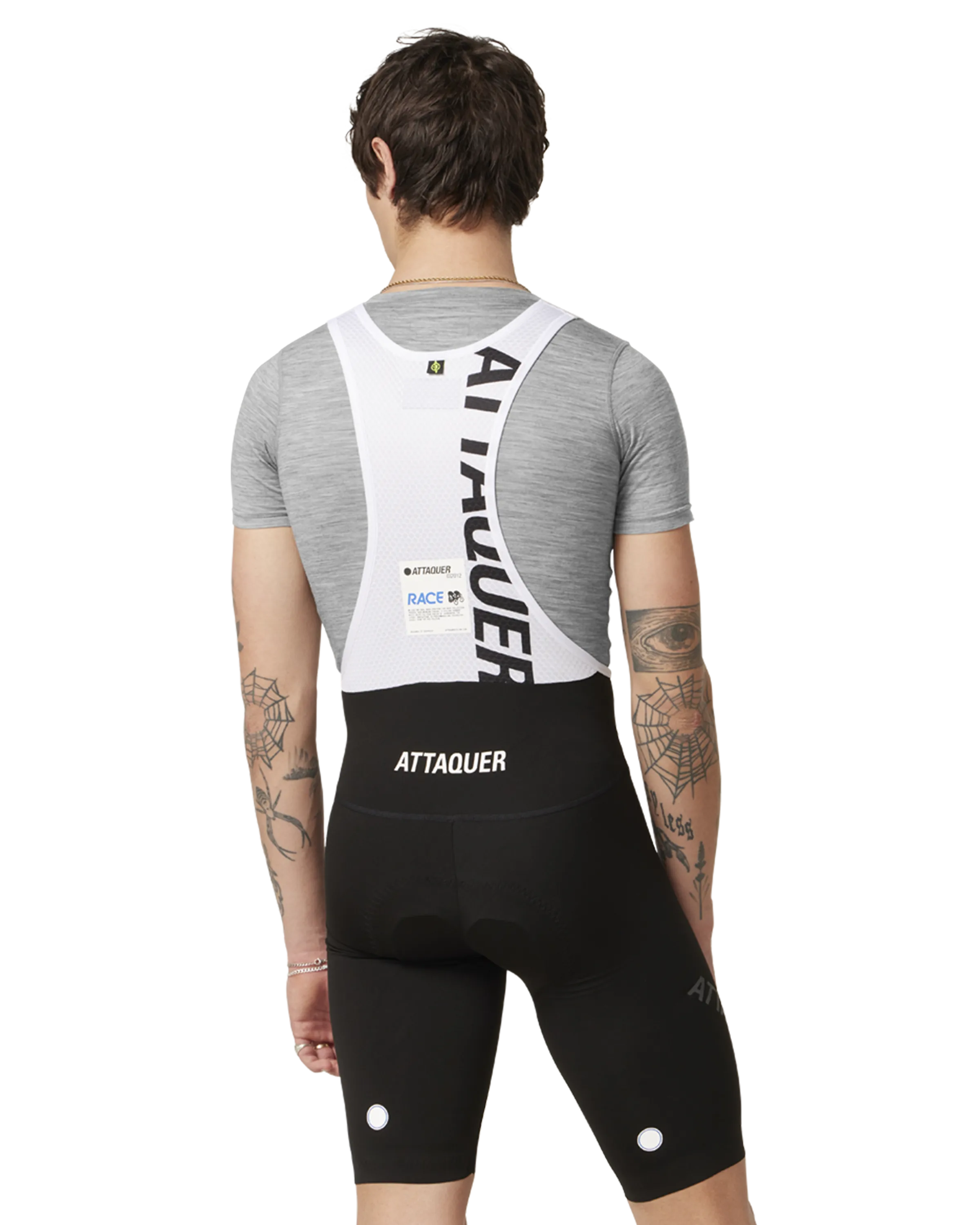 Merino Base Layer Short Sleeved Grey-Attaquer-Attaquer