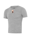 Merino Base Layer Short Sleeved Grey feature display lifestyle