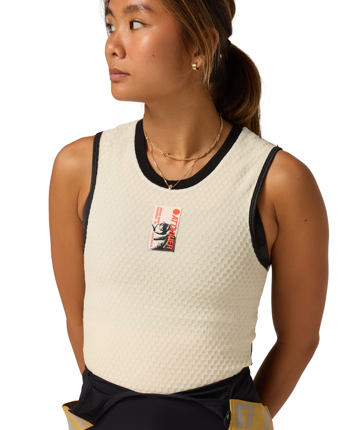 Merino Sleeveless Winter Baselayer Natural/Black-Attaquer-Attaquer