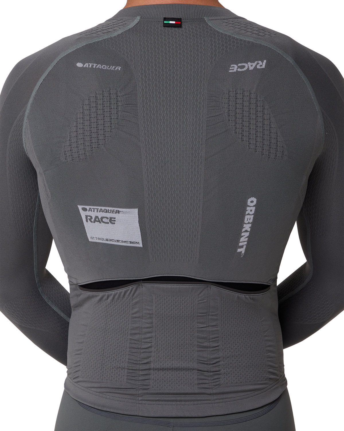 OrbKnit™ Race Jersey Long Sleeve Anthracite-Attaquer-Attaquer