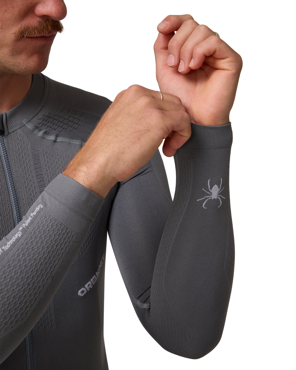 OrbKnit™ Race Jersey Long Sleeve Anthracite-Attaquer-Attaquer