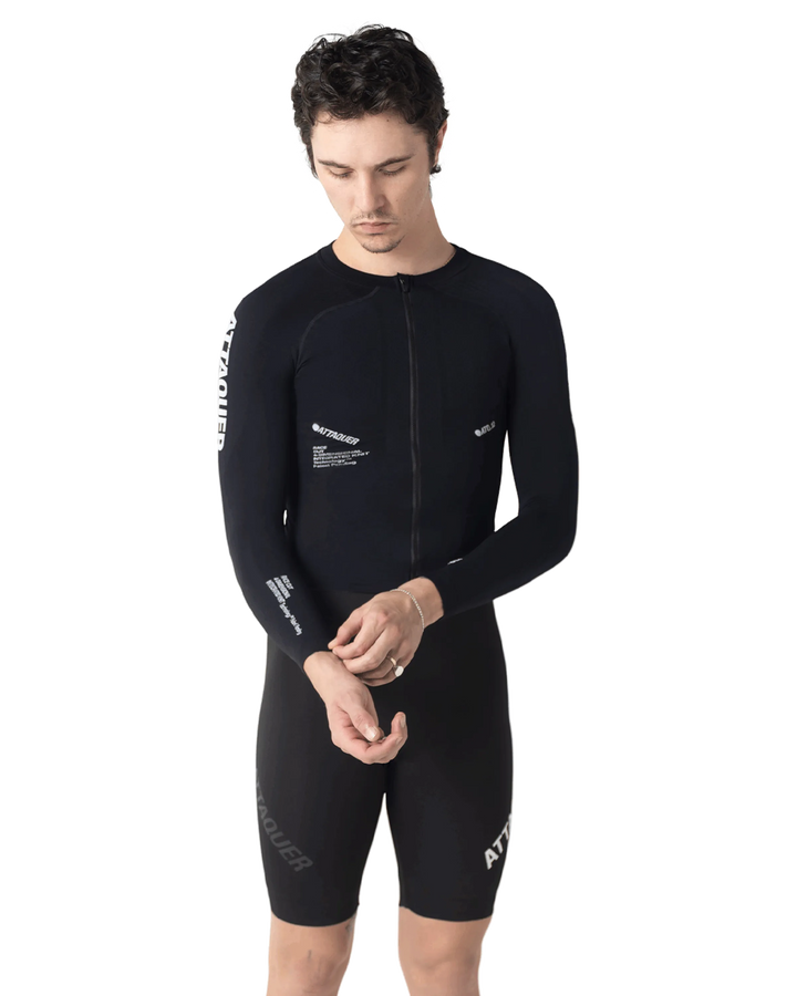 OrbKnit™️ Race Jersey Long Sleeve Black-Attaquer-Attaquer