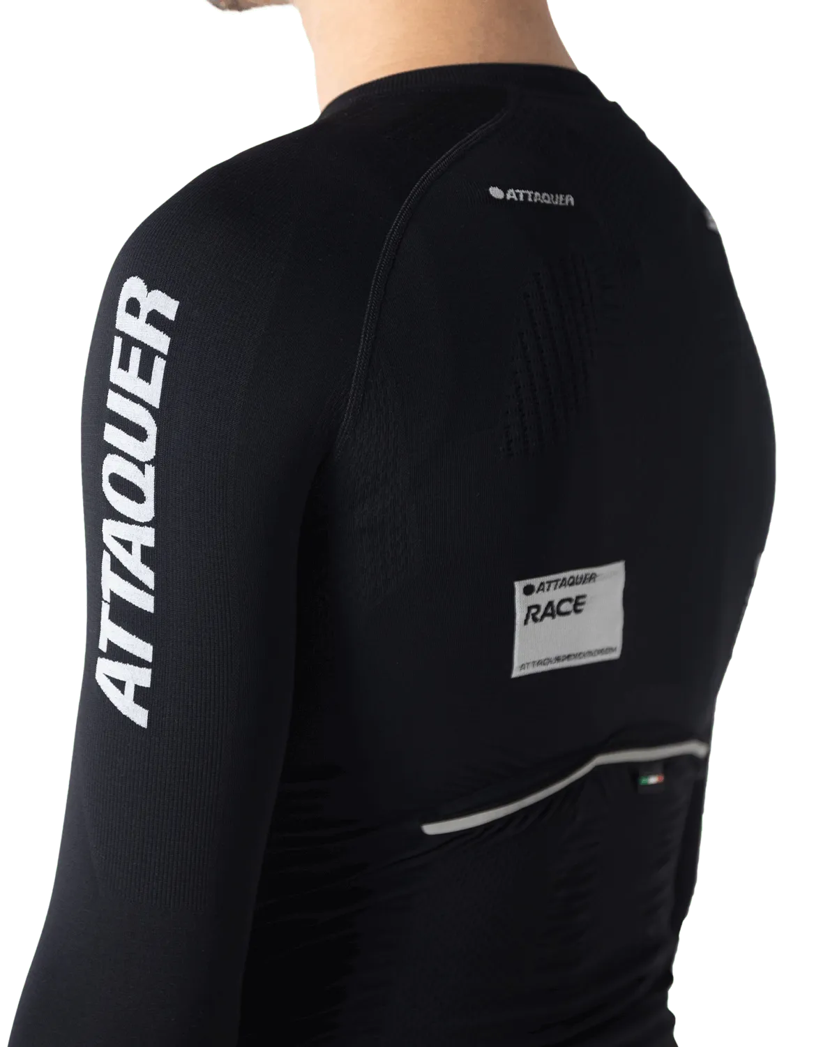 OrbKnit™️ Race Jersey Long Sleeve Black-Attaquer-Attaquer